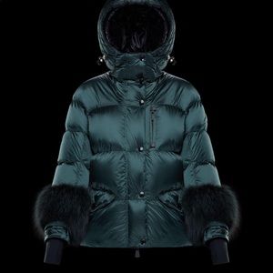 Moncler Limides Fox Fur Jacket Size 1